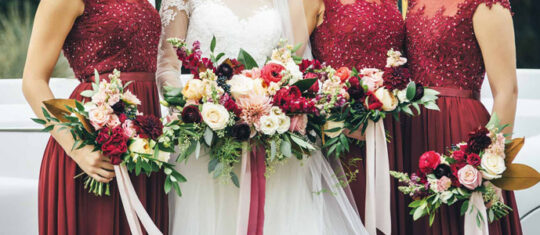 Accessoires pour mariage rouge